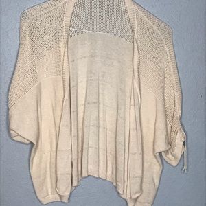 Cream colored cardigan